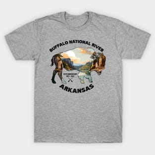 Buffalo National River 50th Anniversary Design T-Shirt